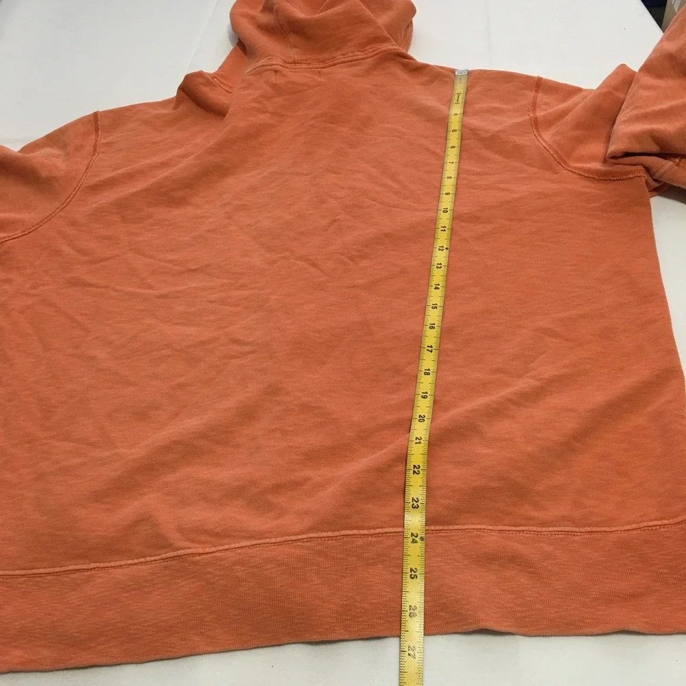 Polo Ralph Lauren Full Zip Hoodie Sweatshirt Mens 2XL Orange Pony Logo